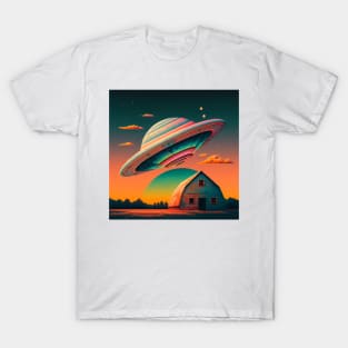 Retro alien invasion T-Shirt